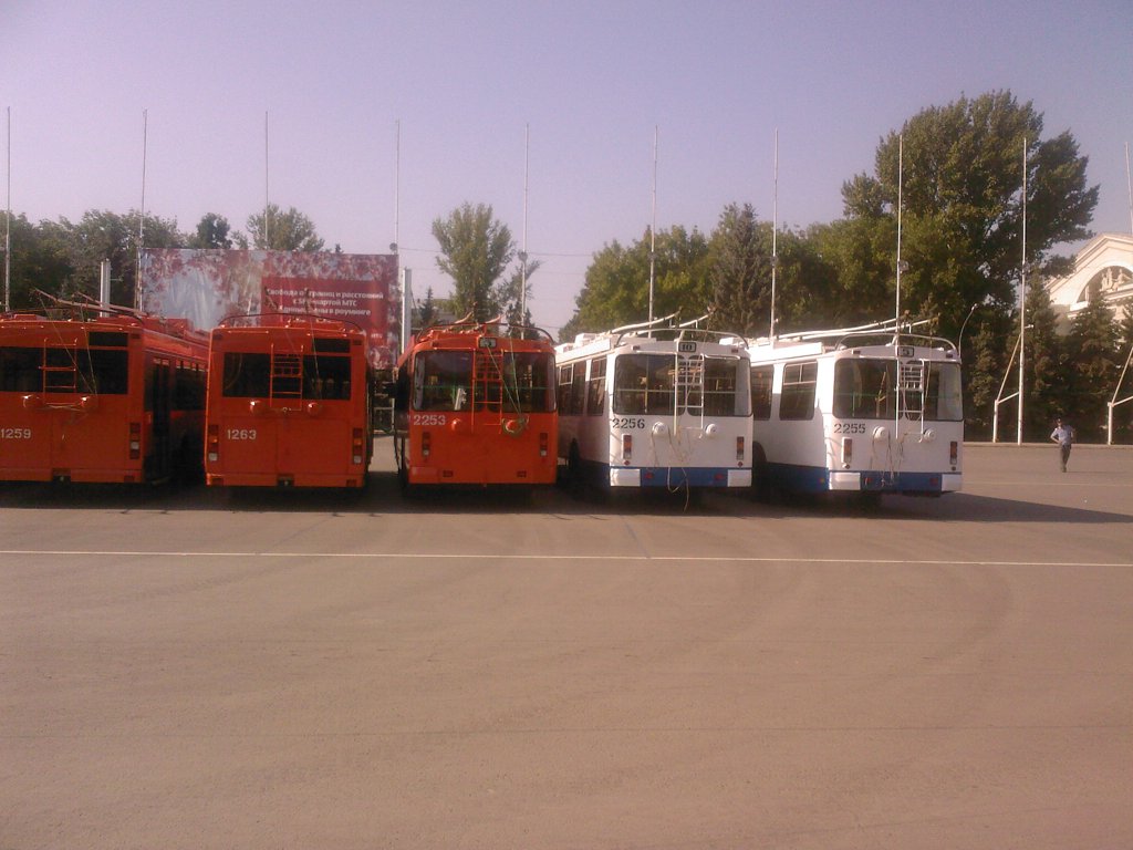 Saratov — Presentation of new trolleybuses on July 31, 2008