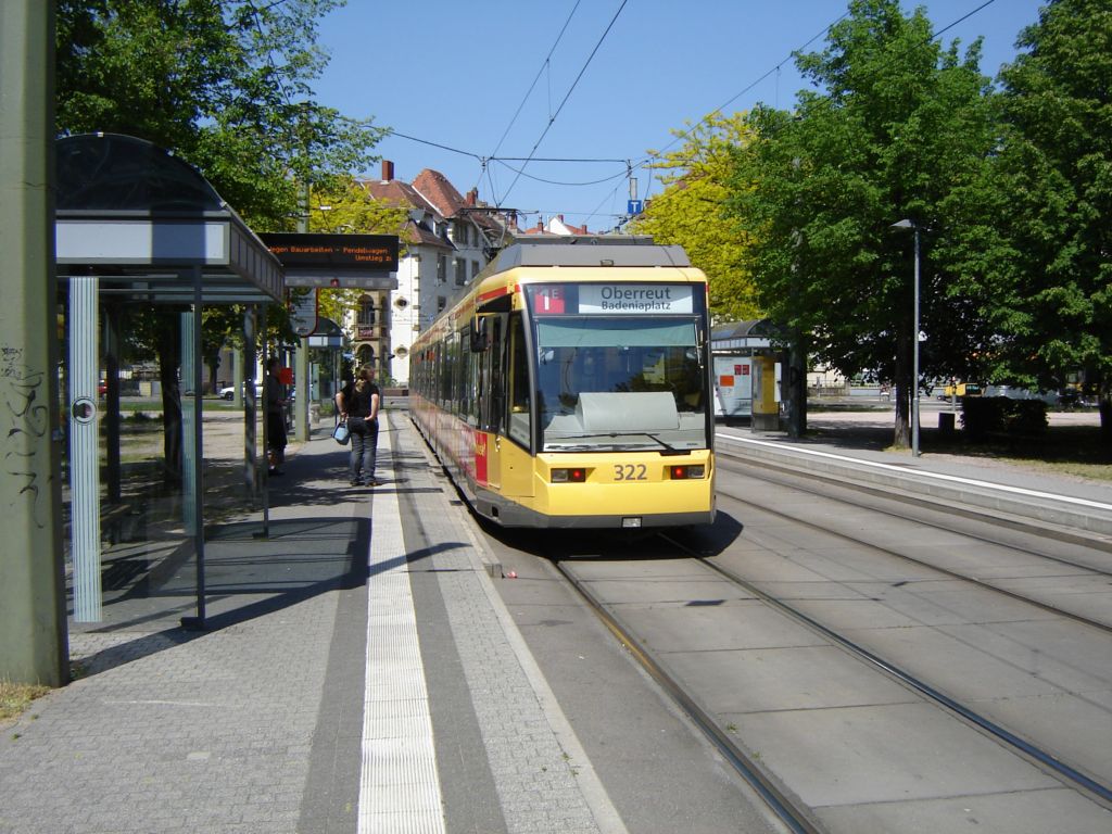 Карлсруэ, Siemens GT8-70DN № 322