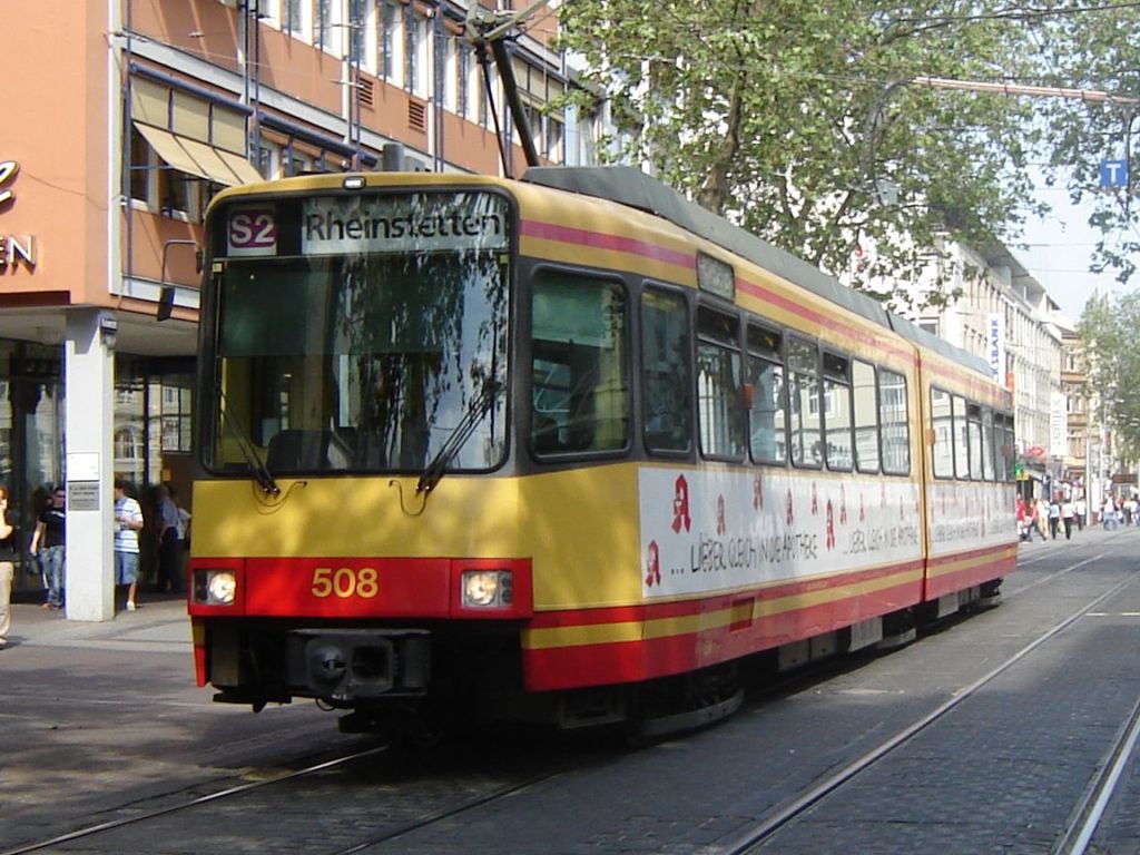 Karlsruhe, Waggon-Union GT6-80C č. 508