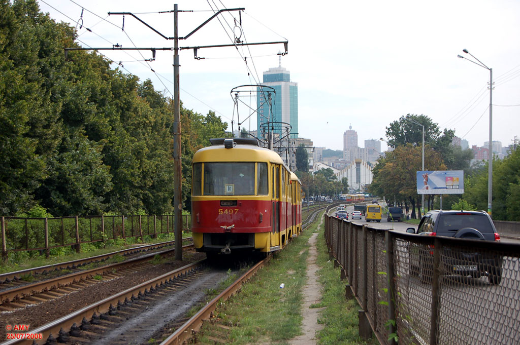 Киев, Tatra T3SU № 5497