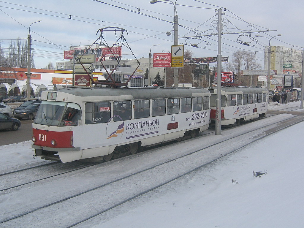 Самара, Tatra T3SU № 891