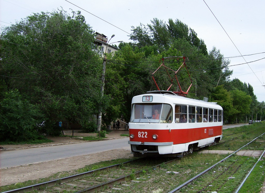Самара, Tatra T3SU № 822