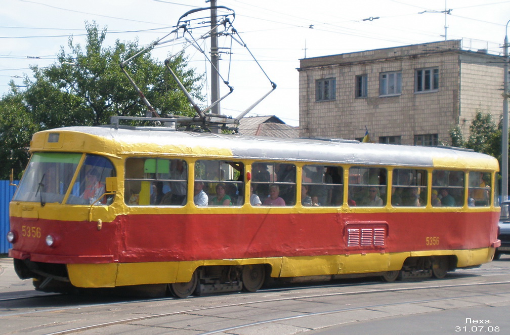Киев, Tatra T3SU (двухдверная) № 5356