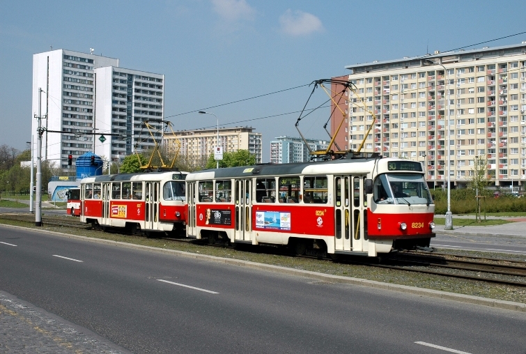 Прага, Tatra T3R.P № 8234