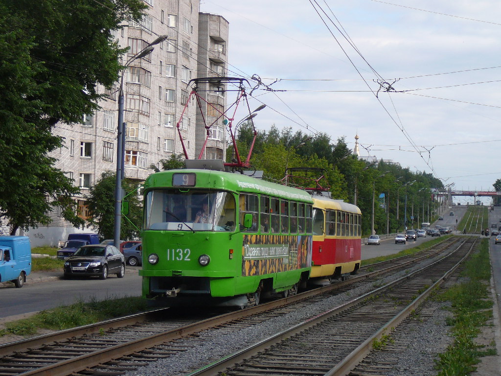 Ижевск, Tatra T3SU (двухдверная) № 1132