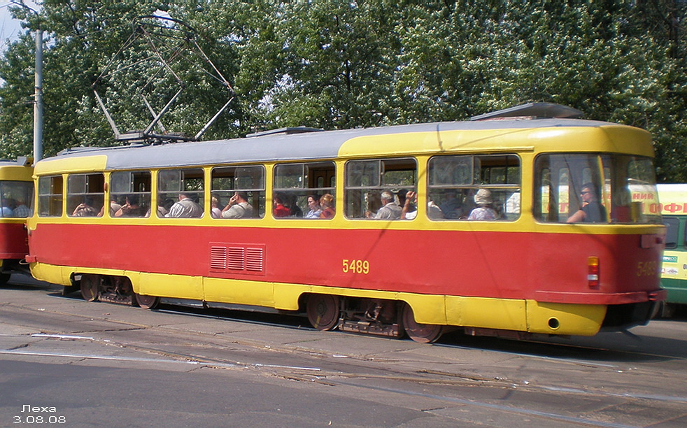 Киев, Tatra T3SU № 5489