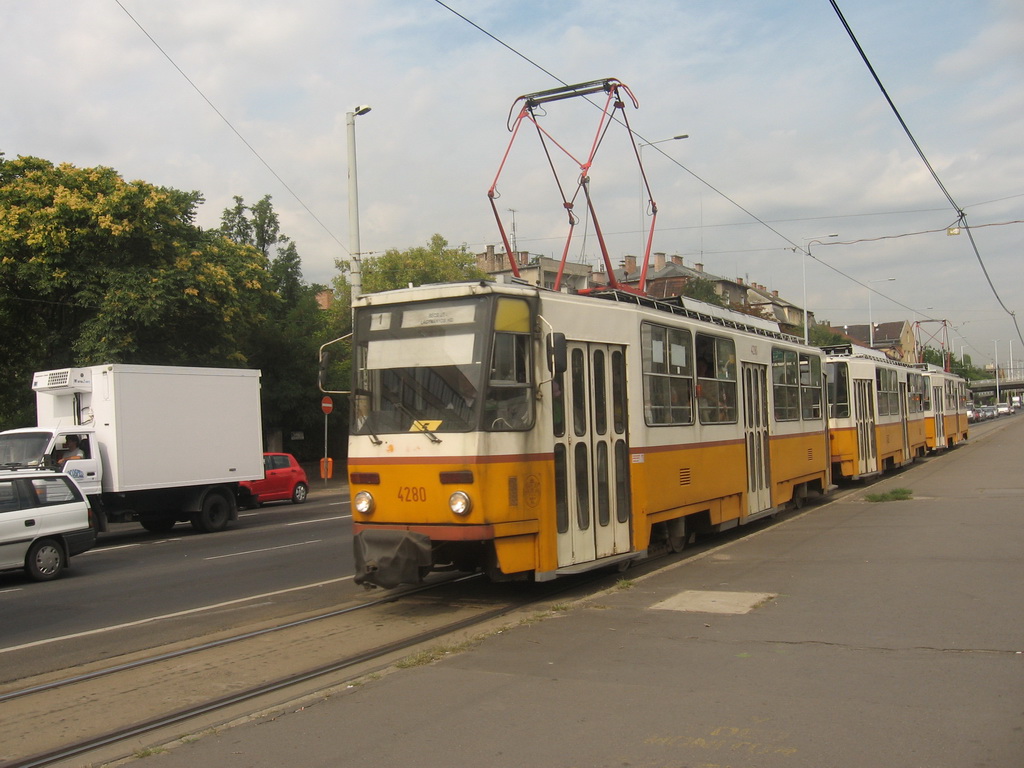 Будапешт, Tatra T5C5 № 4280 Будапешт, Tatra T5C5 № 4280