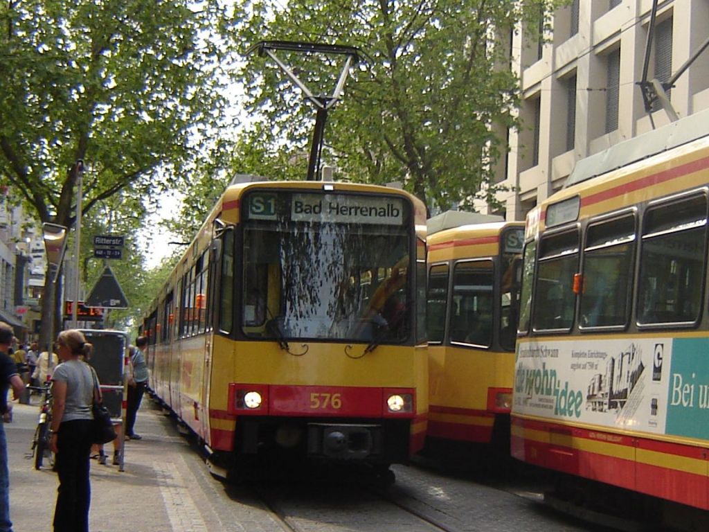 Karlsruhe, Duewag GT8-80C Nr. 876