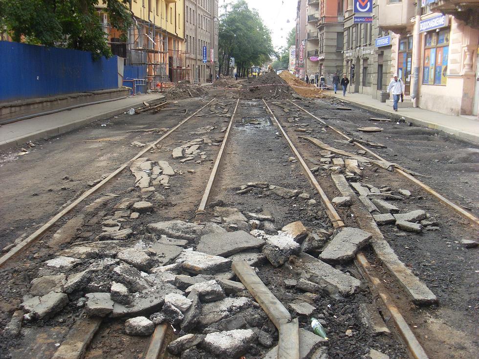 Санкт-Петербург — Демонтажи и закрытые линии
