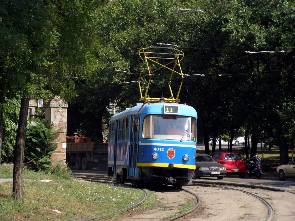 Одесса, Tatra T3R.P № 4012