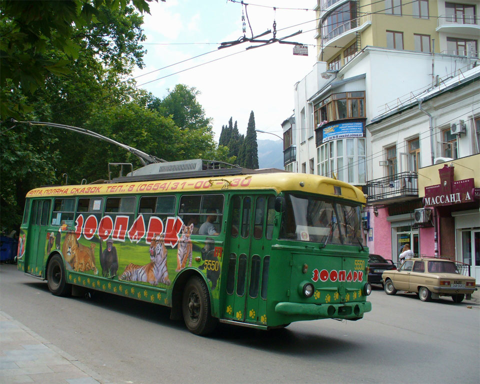 Крымский троллейбус, Škoda 9Tr21 № 5550