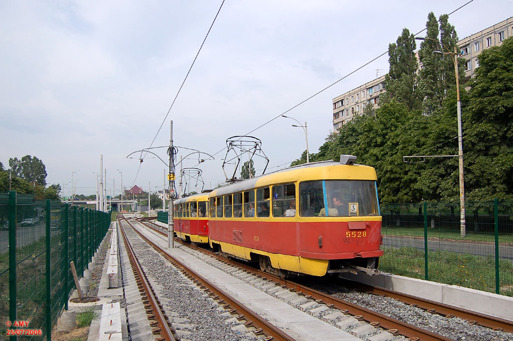 Киев, Tatra T3SU № 5528