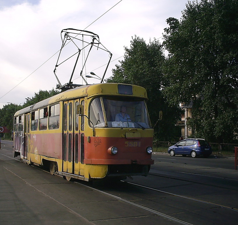 Киев, Tatra T3SU № 5581