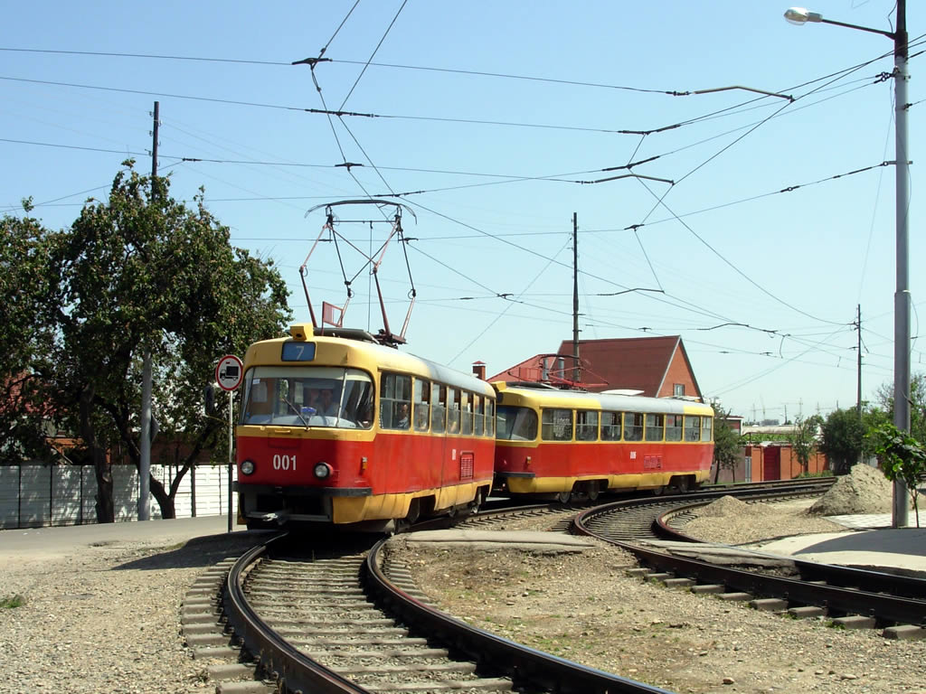 Краснодар, Tatra T3SU № 001
