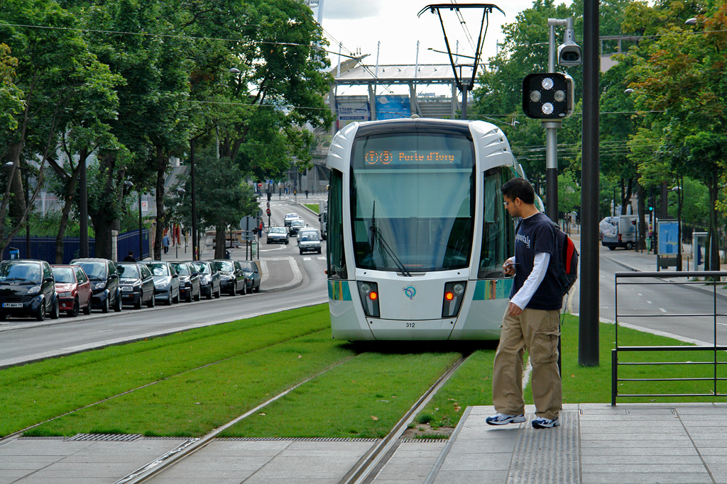 Париж -  Версаль -  Ивелин, Alstom Citadis 402 № 312