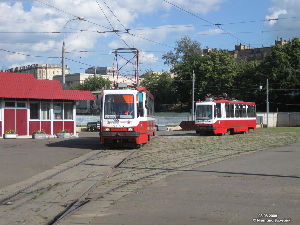 Москва, 71-134А (ЛМ-99АЭ) № 3027; Москва, 71-134А (ЛМ-99АЭ) № 3026