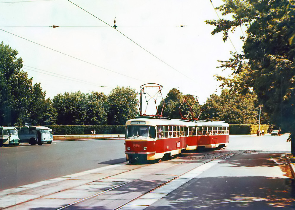 Киев, Tatra T3SU (двухдверная) № 5156; Киев — Исторические фотографии