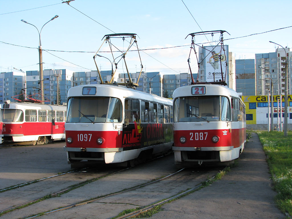 Самара, Tatra T3SU (двухдверная) № 2087