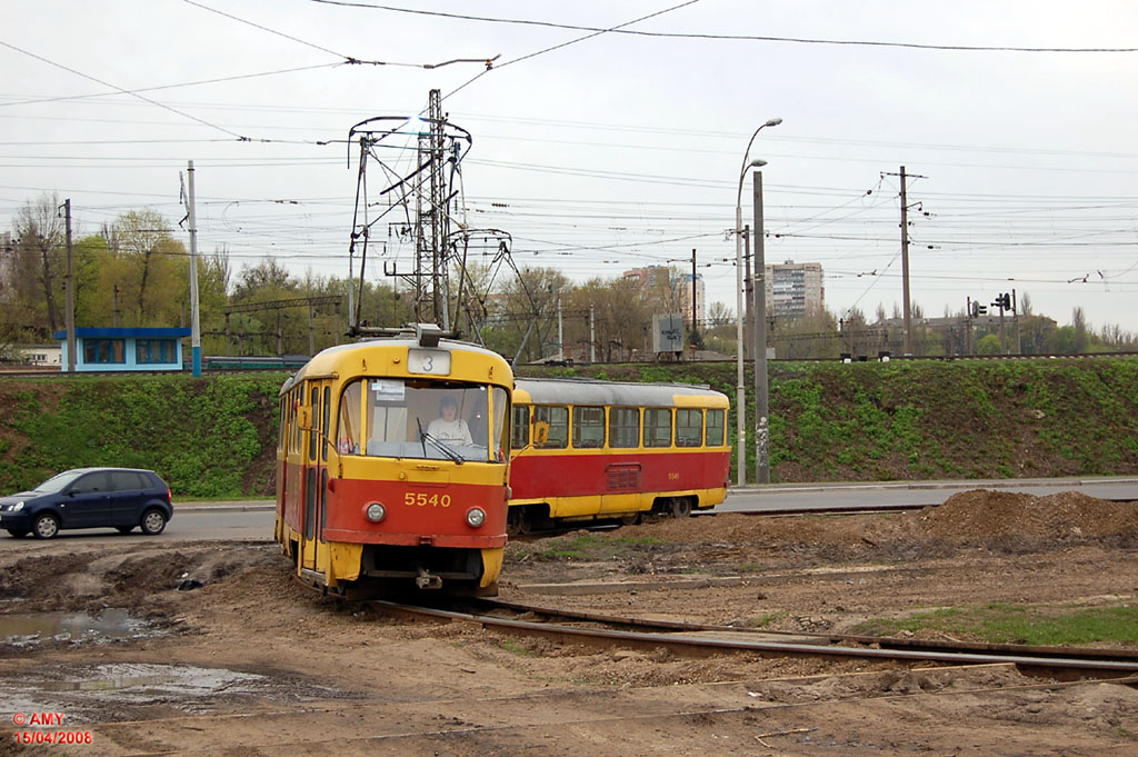 Киев, Tatra T3SU № 5540