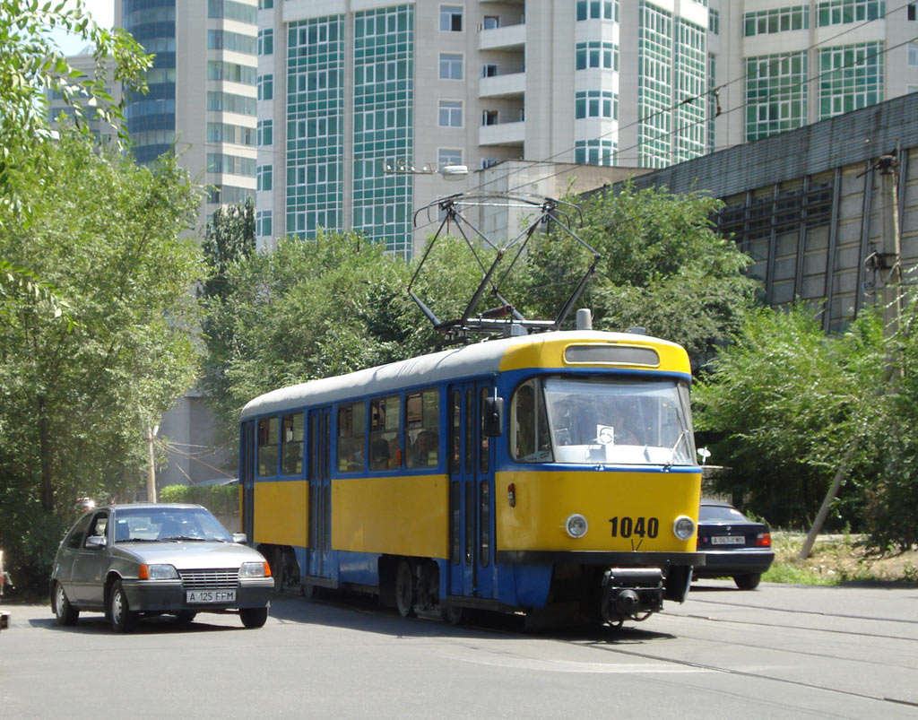 Алматы, Tatra T4D № 1040