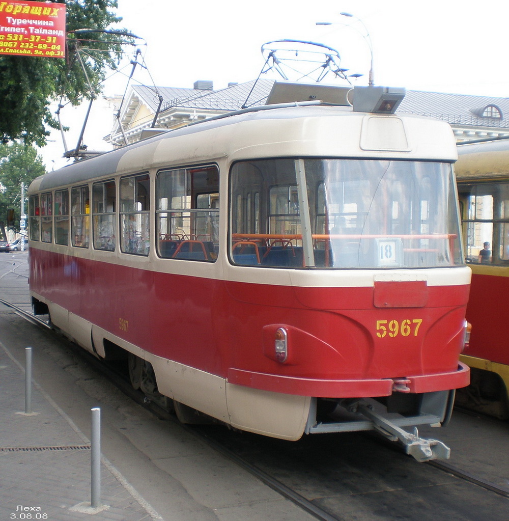 Киев, Tatra T3SU № 5967