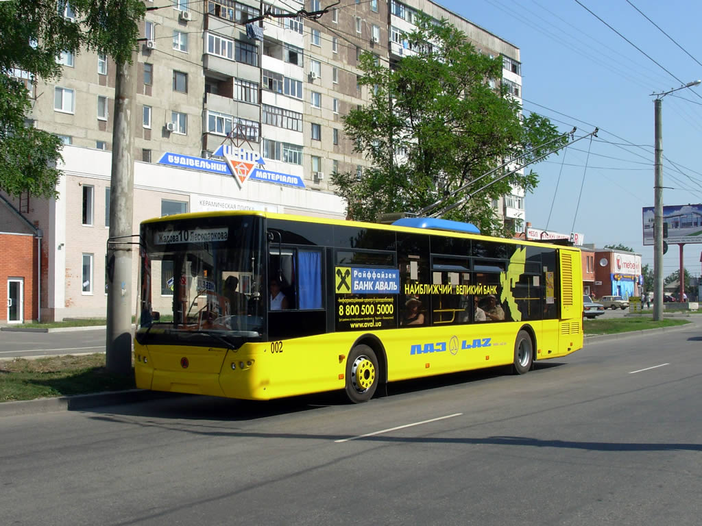 Кропивницкий, ЛАЗ E183D1 № 002
