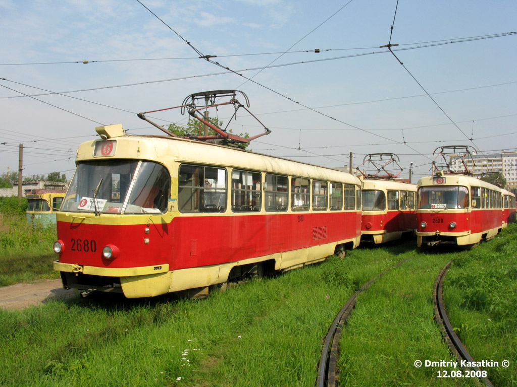 Нижний Новгород, Tatra T3SU № 2680; Нижний Новгород, Tatra T3SU № 2629