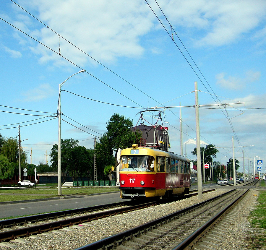 Краснодар, Tatra T3SU № 117