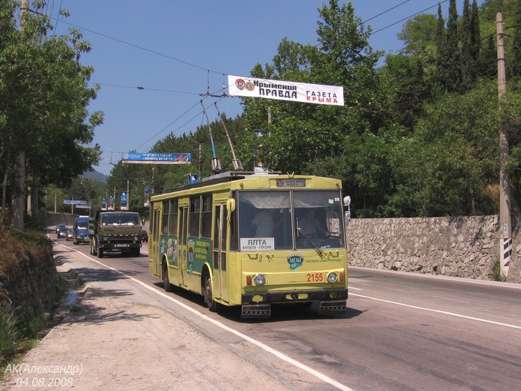 Крымский троллейбус, Škoda 14Tr11/6 № 2155