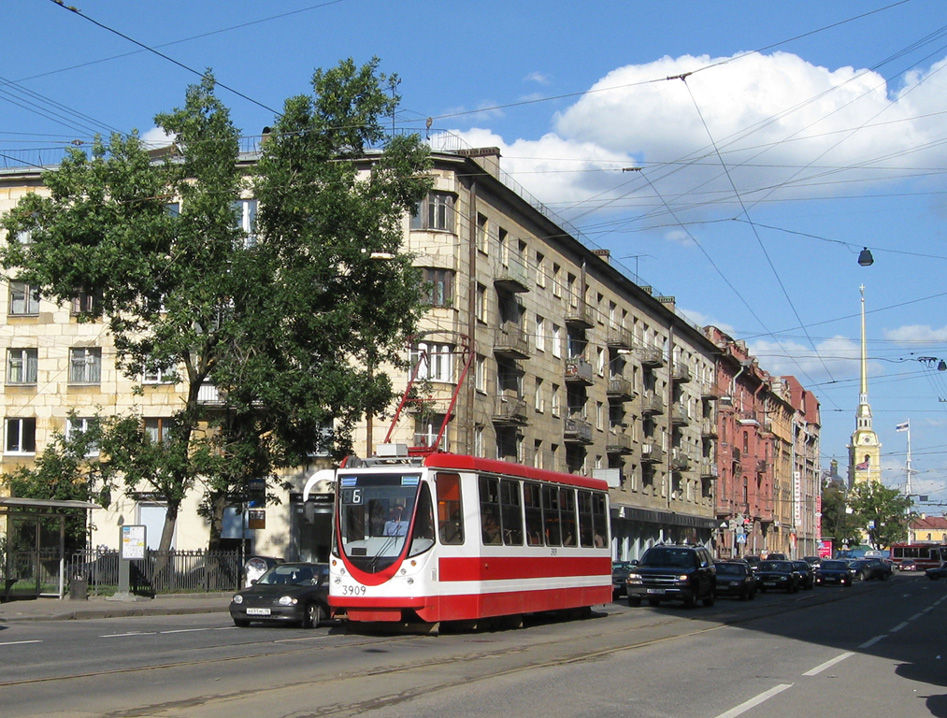 Санкт-Пецярбург, 71-134А (ЛМ-99АВН) № 3909