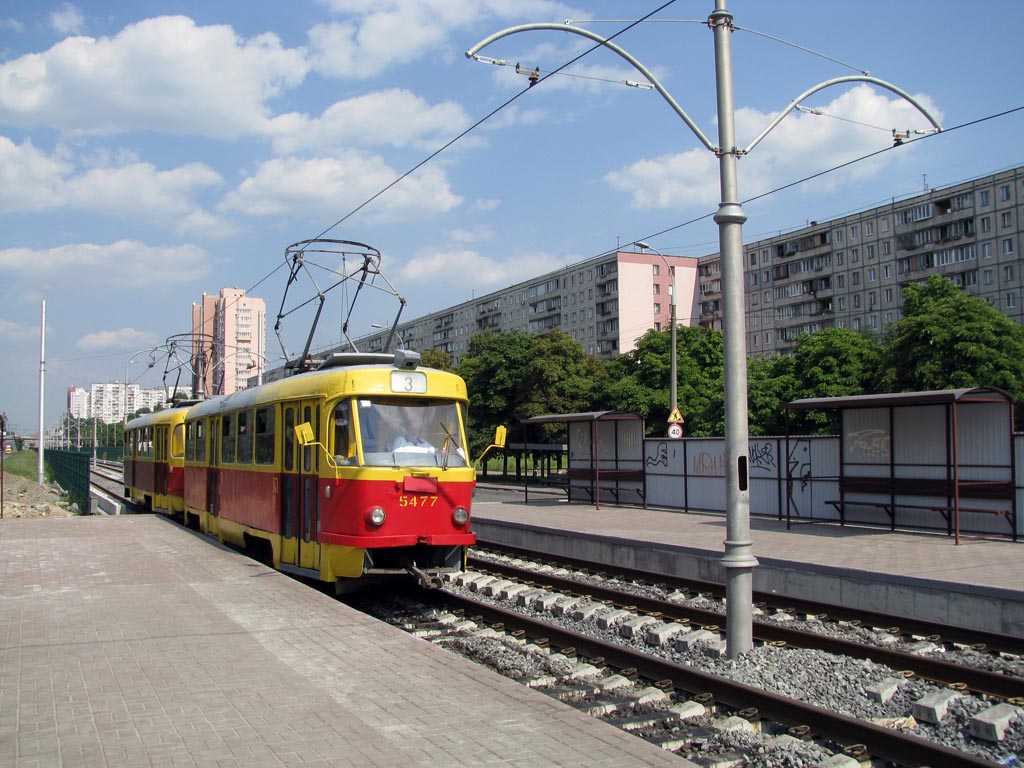 Киев, Tatra T3SU № 5477