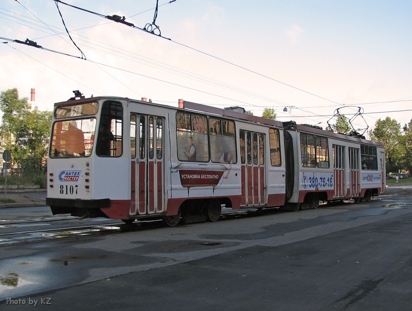 Санкт-Петербург, 71-147К (ЛВС-97К) № 8107 Санкт-Петербург, 71-147К (ЛВС-97К) № 8107