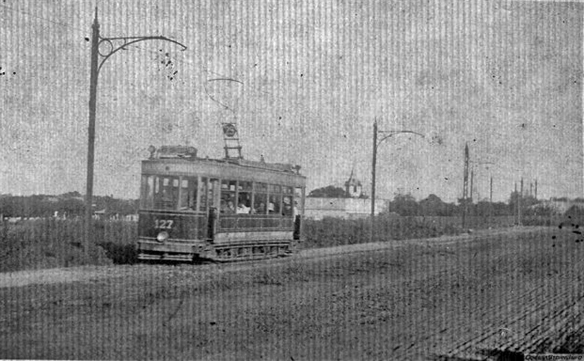 Одесса, Двухосный моторный Nivelles тип B № 127; Одесса — Исторические фотографии: трамвай