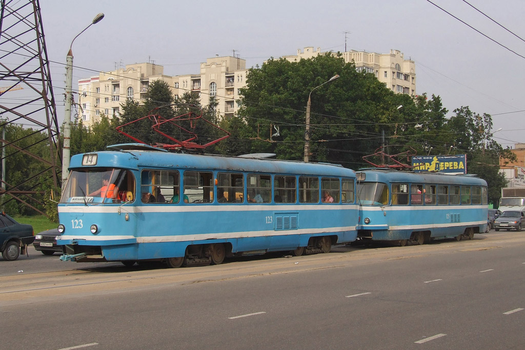 Тверь, Tatra T3SU № 123; Тверь — Трамвайные линии: Пролетарский район