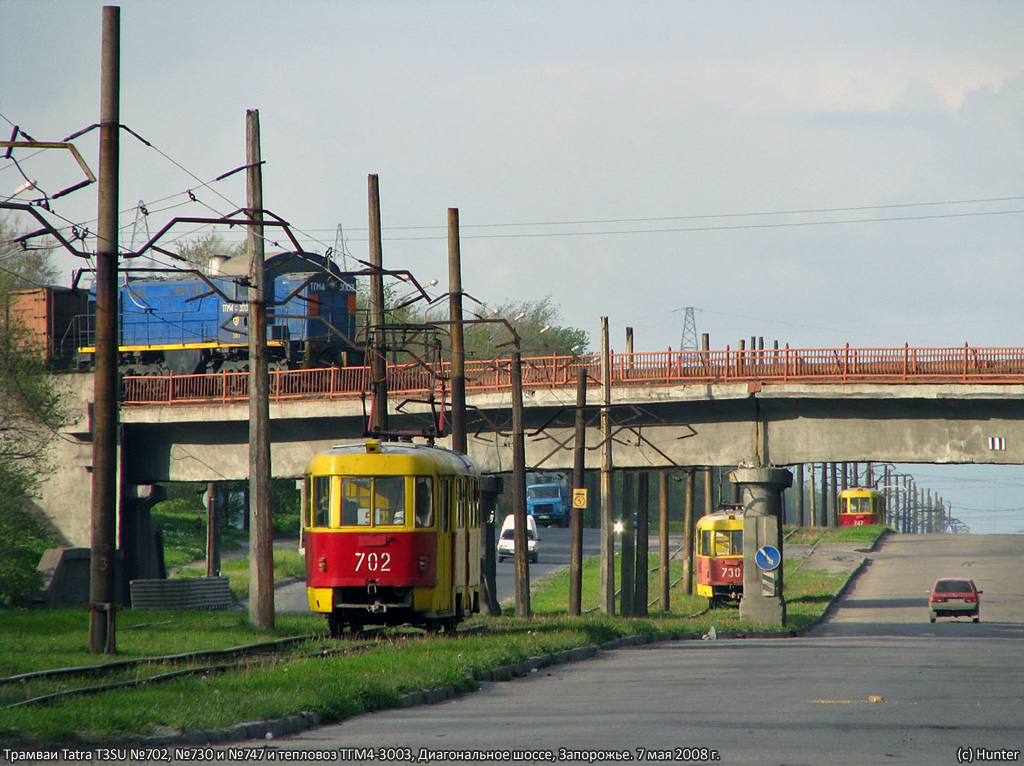 Запорожье, Tatra T3SU № 702