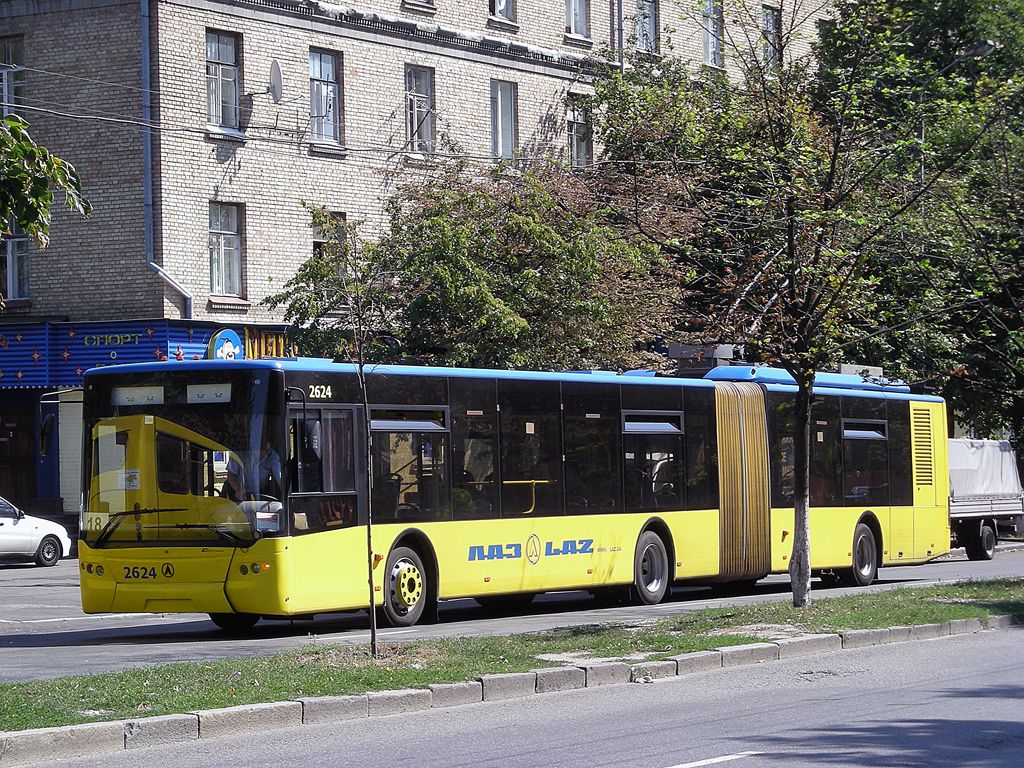 Киев, ЛАЗ E301D1 № 2624