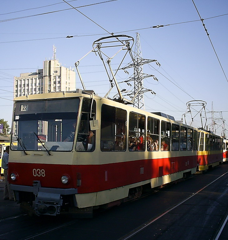 Киев, Tatra T6B5SU № 038