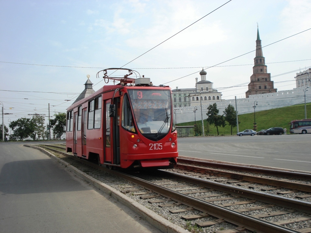 Казань, 71-134АЭ (ЛМ-99АЭ) № 2105