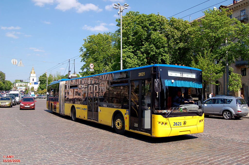 Киев, ЛАЗ E301D1 № 2621