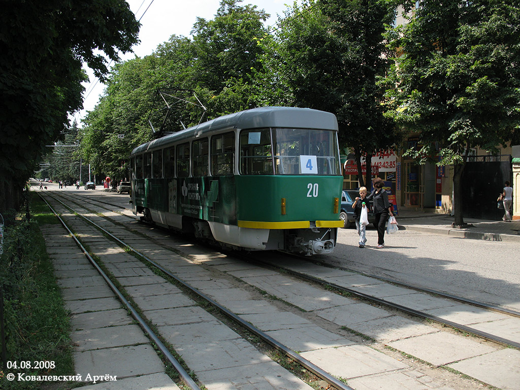 Pyatigorsk, Tatra T4D # 20 Pyatigorsk, Tatra T4D # 20