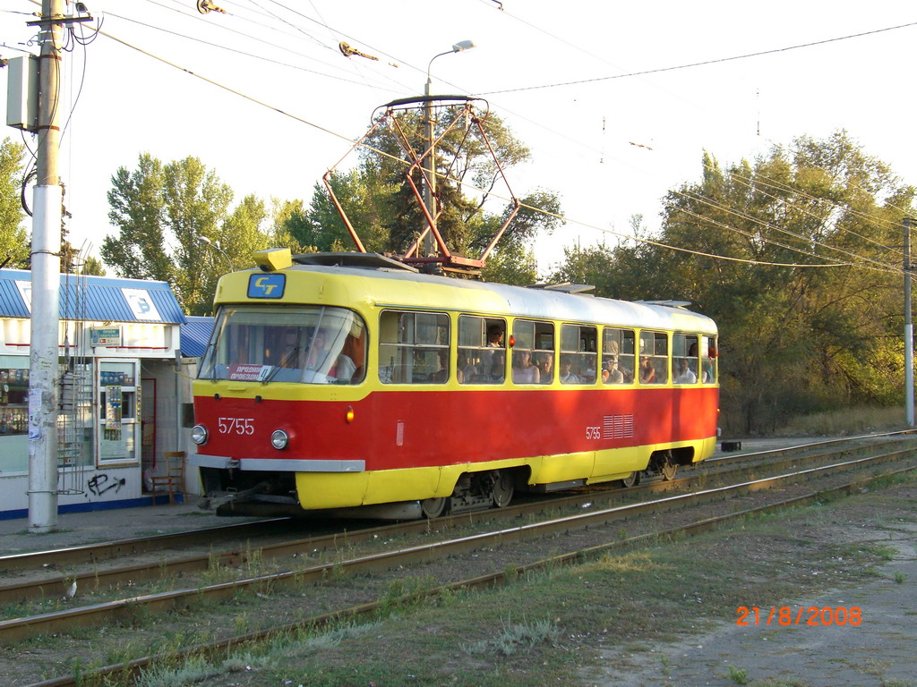 Волгоград, Tatra T3SU № 5755