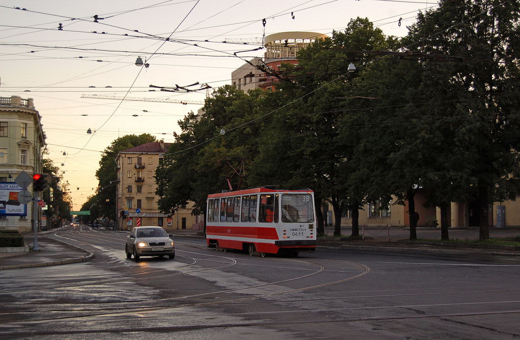 Санкт-Петербург, 71-134К (ЛМ-99К) № 0411 Санкт-Петербург, 71-134К (ЛМ-99К) № 0411