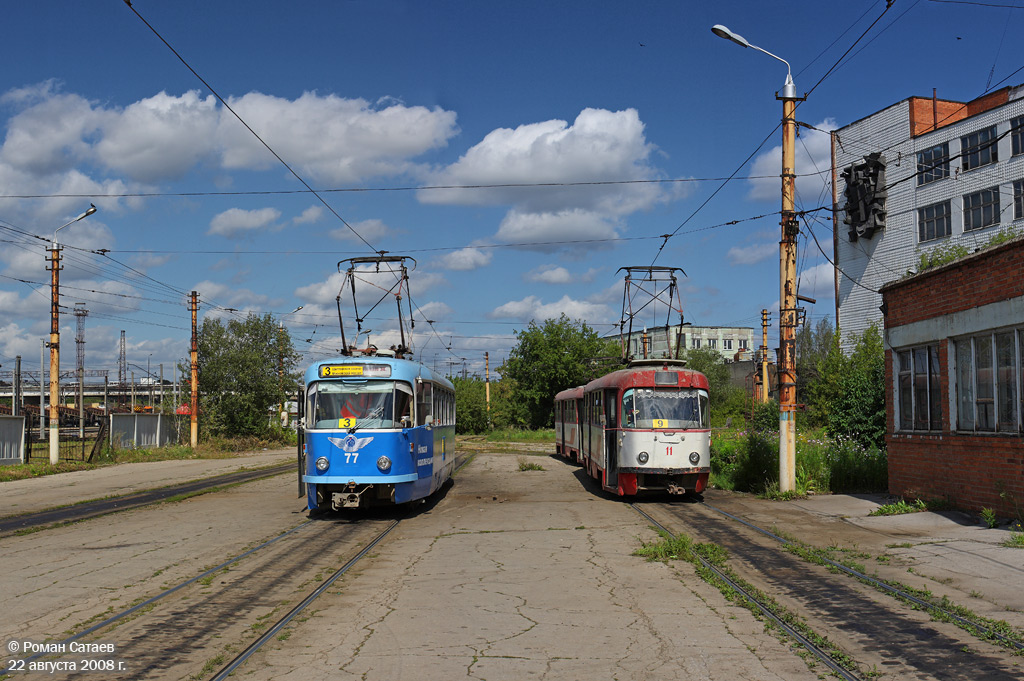 Тула, Tatra T3DC1 № 77; Тула, Tatra T3SU № 11