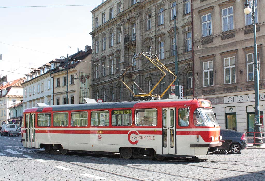 Прага, Tatra T3R.P № 5516