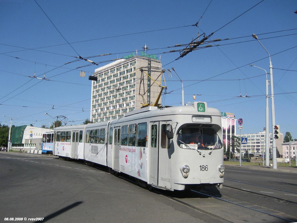 Минск, DWM GT8-D № 186