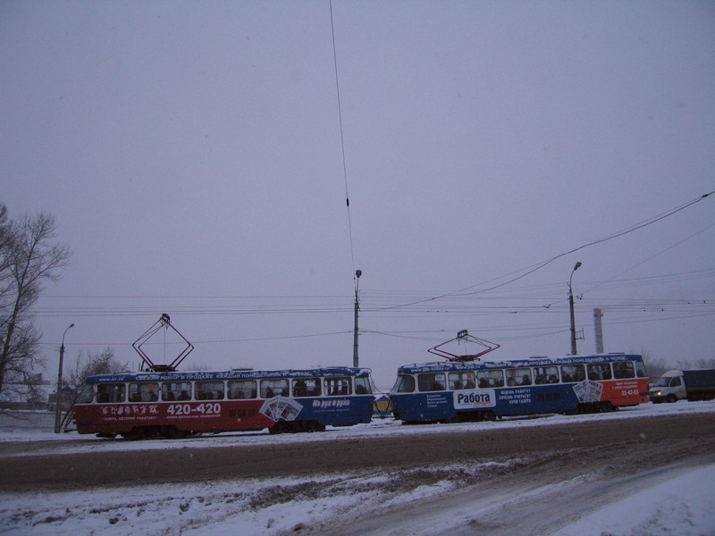 Ижевск, Tatra T3SU (двухдверная) № 1136; Ижевск, Tatra T3SU (двухдверная) № 1137