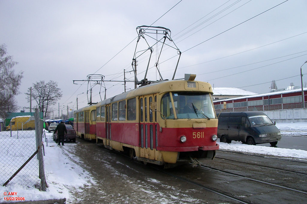 Киев, Tatra T3SU № 5611