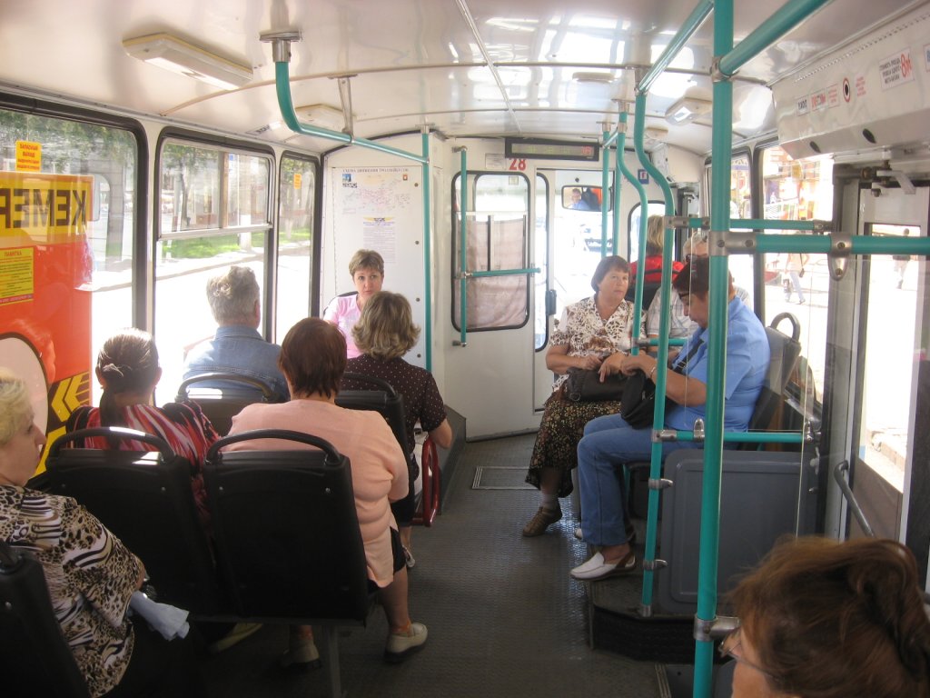 Kemerovo, ZiU-682G-016.03 č. 28; Kemerovo — Employees of the electric transport