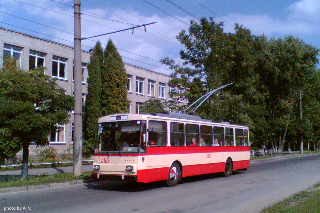 Львов, Škoda 14Tr01 № 596