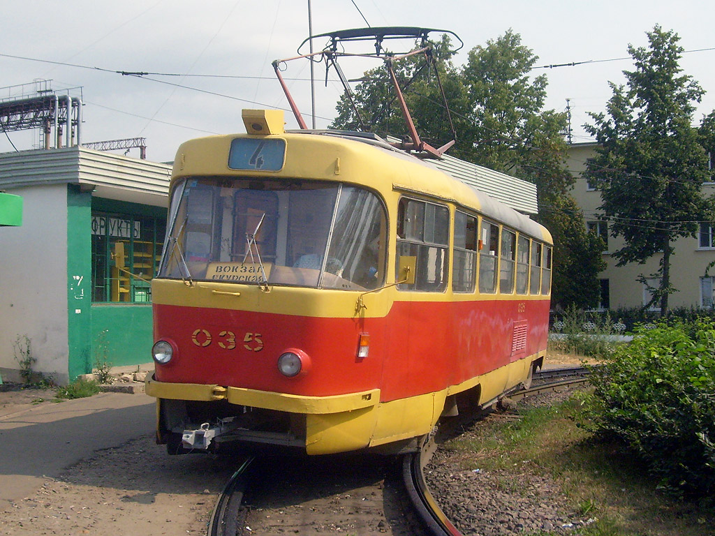 Орёл, Tatra T3SU № 035; Орёл — Маршрутоуказатели